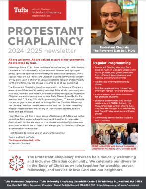 2024 Protestant Chaplaincy Newsletter